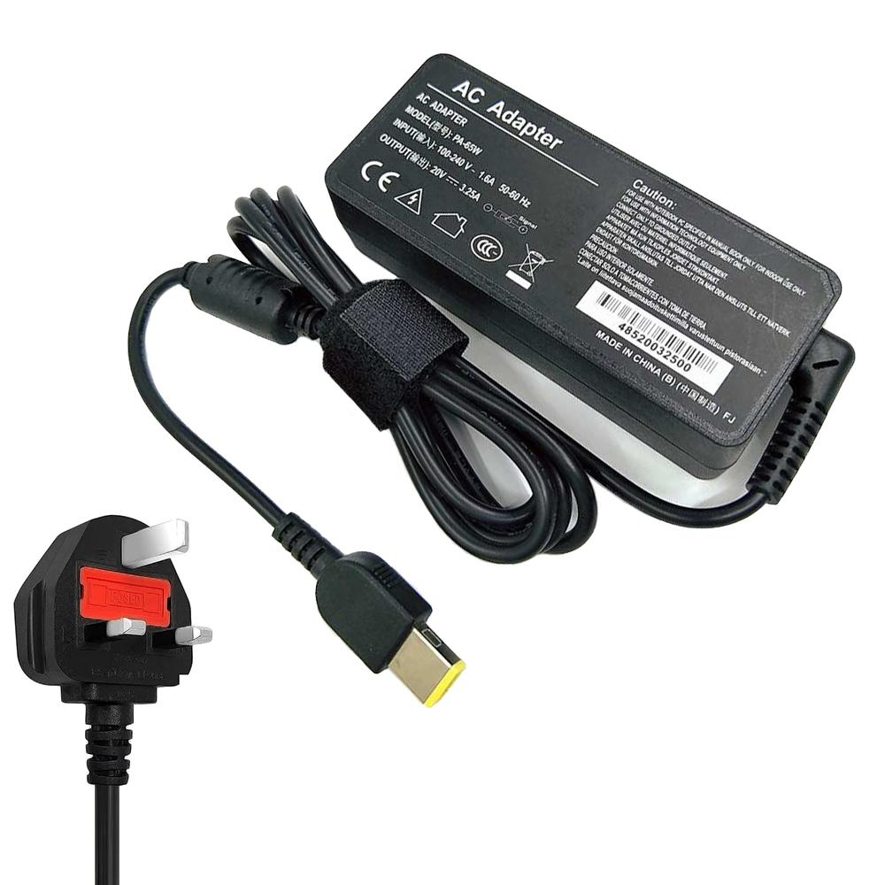 65W 20V 3.25A USB AC Laptop Charger Power Adapter For Thinkpad X301S X230S G500 G405 X1 Carbon E431 E531 T440s