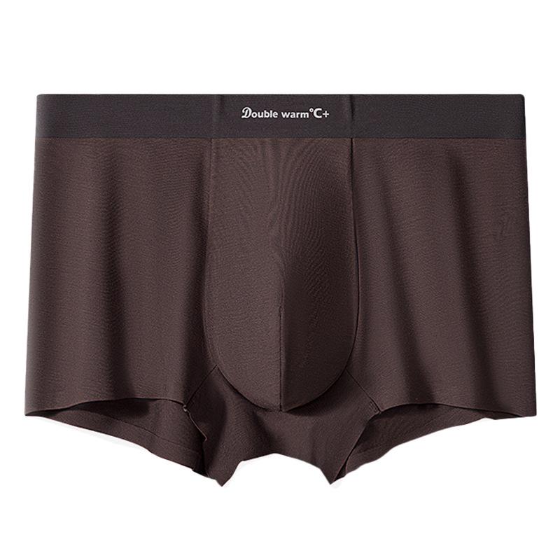 

Мужские бесшовные модальные боксеры-брифы Mizhai - Дышащие, Удобные, Антибактериальные и Защищающие от клещей L (45-60 kg)