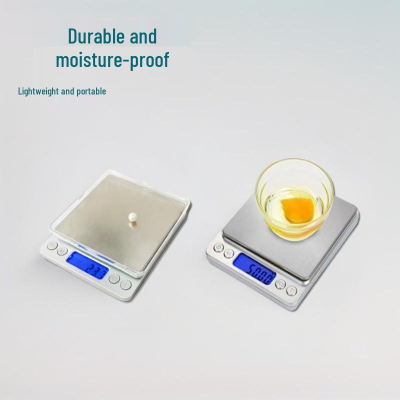 I2000 Multi-Functional Stainless Steel Kitchen Scale – Electronic for Baking, Coffee, and Household Use.
