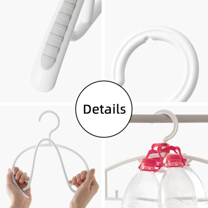 10ks bezešvý věšák je nedeformovatelný, neklouzavý a bez ramen, což je velmi vhodné pro sušení a skladování oblečení ve skříni.