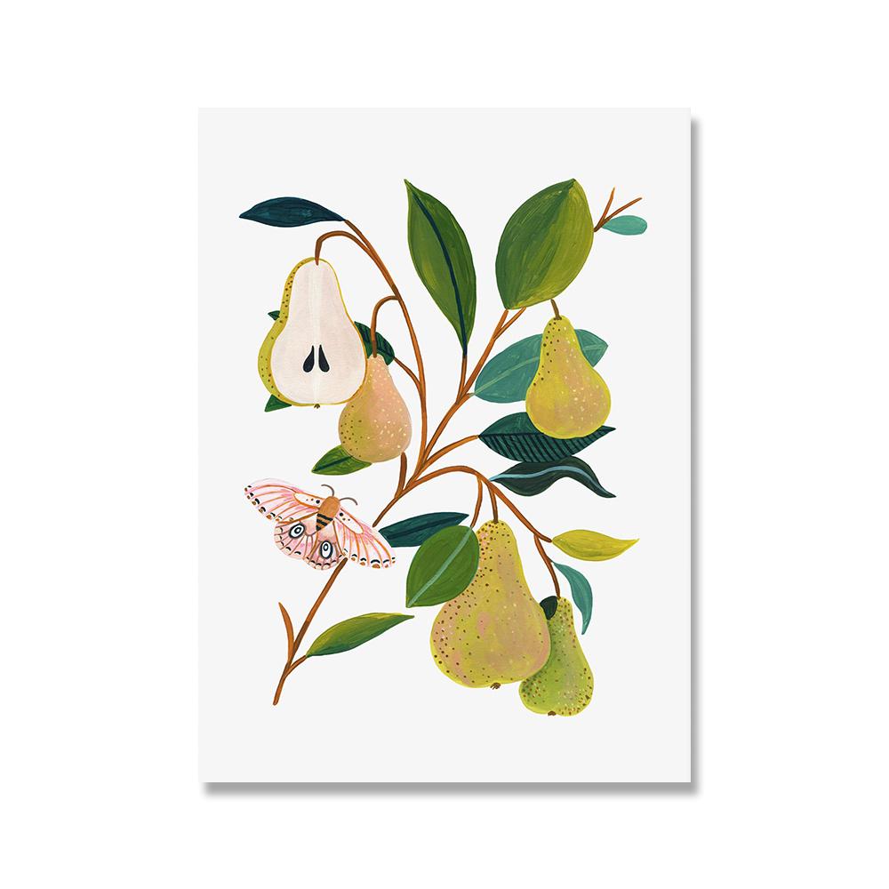 

Modern Canvas Art Fruit Foods Posters Nature Print Cantaloupe Painting Kitchen Home Decoration Wall Pictures For Dining Room 21x30cm No Framed