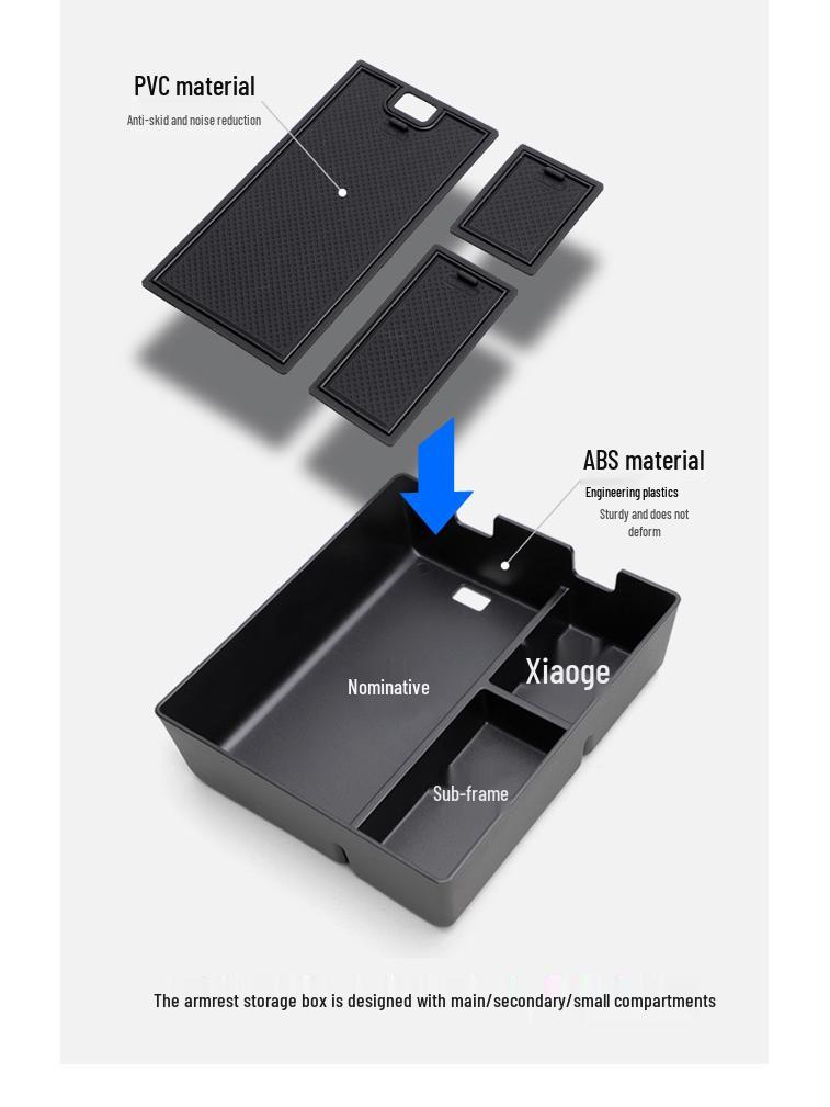 Compatible Galaxy E8 Armrest and Center Console Storage Box for Car Interior Modification (23 Models)