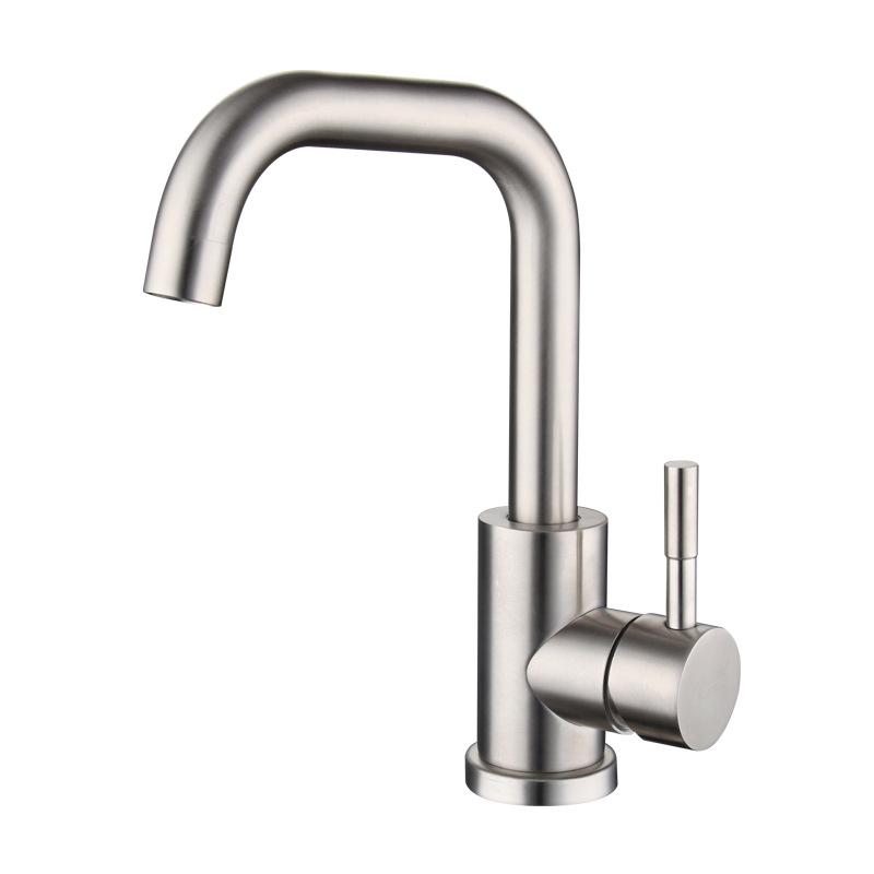 ALENARTWATER Badezimmer Waschbecken Waschtisch Armatur Mattschwarz Deckmontiert Becken Kran Kalt Warmwasser Mischbatterie 360 Grad Drehung