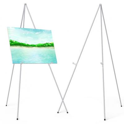 Easel Display Stand Collapsible Portable Metal Tripod Art Display Stand Adjustable Painting Easel for Canvas Wedding Sign