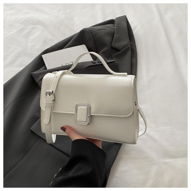 Fashion summer texture 2025 new popular retro crossbody shoulder handheld crossbody small square bag women