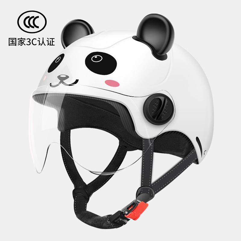 Kids helmet electric motorcycle helmet boys girls baby winter summer battery half helmet