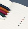 5pcs Love Gel Pens Set Alpha Heart Retro Color Ink 0.5mm Ballpoint for Writing Office School