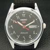 REFURBISHED SEIKO 5 AUTOMATIC 6309A JAPAN MENS ARABIC BLACK DIAL WATCH a427341-2 QRL-a427341