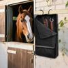 Horse Halter Bag Horse Tack Carry Bag With 3-Prong Rack Large Capacity Pet Storage Supplies For Brittle Reins Harness Bit