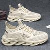 New Large Mesh Flying Woven Mesh Shoes Men's Summer Thin Breathable Soft Sole Not Tired Feet Light Running Sports Shoes