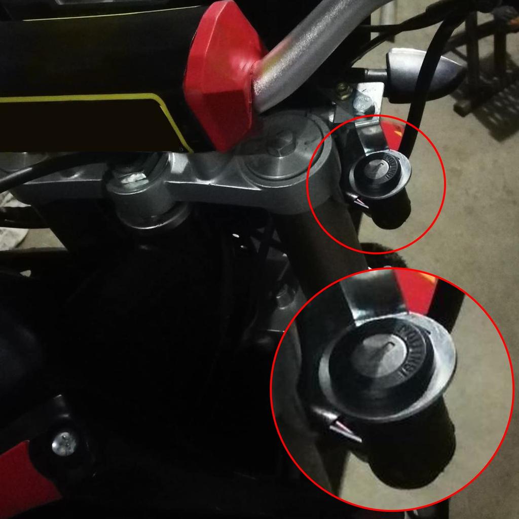 Ygmylandbb Motorcycle Key Cylinder Stays Universal Main Key Kit Transfer Stays Motorcycle Key Cylinder
