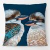 Beautiful Bird Parrot Kookaburra Floral Painting Cushion Cover Home Decorative Sofa Throw Pillow Case
