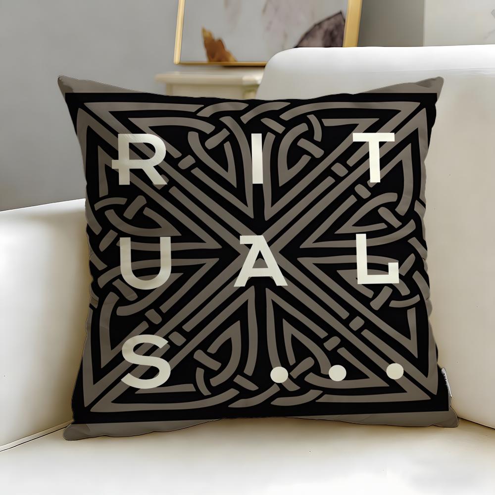 

classic skincare brand Rituals Cushion Cover Soft EasyWash Pillow Case Versatile for Couch Bed Travel and Office 30X30cm
