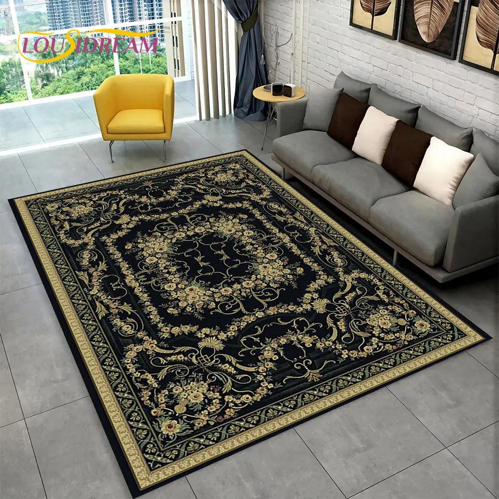 Турецький перський богемний килимок великий, килимок для вітальні, спальні, дивана, килимок для придверних дверей, дитячий нековзний килимок