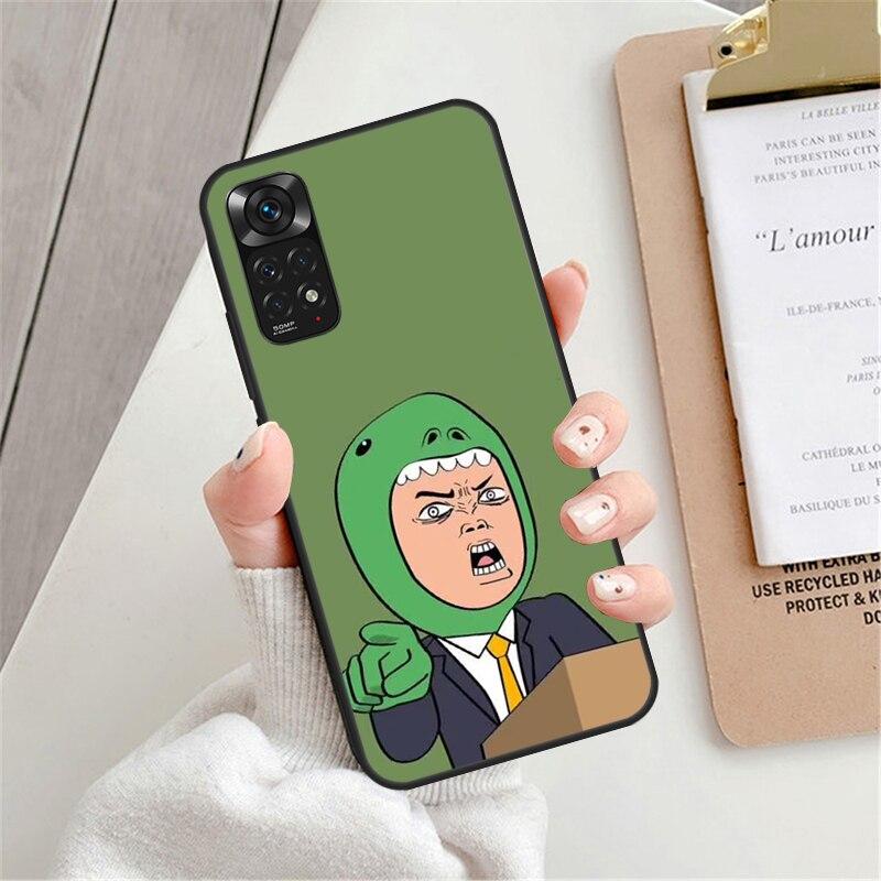 Śmieszne etui z kreskówkową postacią online dla Xiaomi Redmi 9 10 9C 10A 10C Pokrowiec dla Redmi Note 7 8 9 10 11 Pro 8T 9S 10S 11S