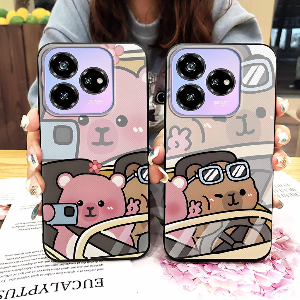 Couple Durable Phone Case For ZTE Blade V60 Design/Axon 60 Lite Waterproof Graffiti Protective Fashion Design TPU Cute