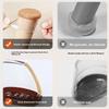8pcs Diagonal Chair Leg Protectors Foot Covers  For 15°-25° Table Legs