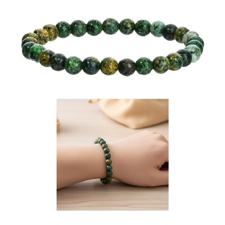 Secure Closure Comfort Fit Mixed Material Handmade Bracelet with Accompanying Sentiment Card