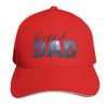 Blessed dad typography tshirt Baseball Cap Ball Cap Military Cap Unisex Bobble Hat Sun Elegant Womens Hats Unisexs