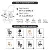 Spandex Office Chair Seat Cover Stretch Solid Color Armchair Seat Cover Removable Dust Washable Cover Home Furnishing decoration