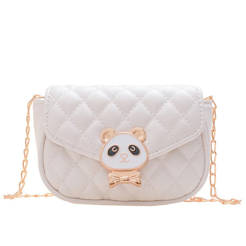 Trendy Girls Panda Pattern Kids Lightweight Crossbody Bag For Daily Outfits