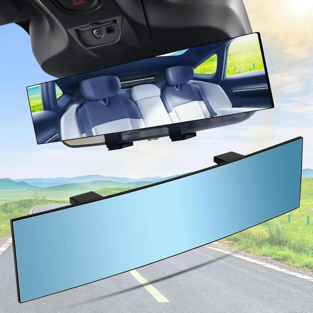 Universal Panoramic Car Rearview Mirror Vehicle Interior Panoramic Rear View Mirror for Car Truck SUV to Reduce Blind Spot Interior Mirrors6