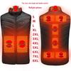 Men's USB-Charged Multi-Zone Intelligent Heating Vest - Constant Temperature