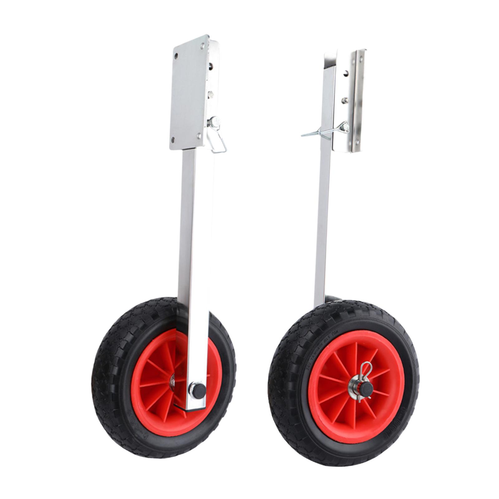 

2x Boat Transom Launching Wheels for Fishing Boats Sailing Dinghies