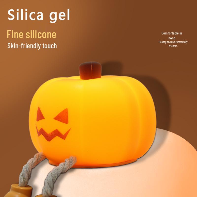 

Peach Silicone Rechargeable Night Light - Eye Protection Sleep Aid for Kids Bedroom Multicolor