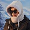 Cold Resistant 3-in-1 Winter Cycling Hat Windproof Lei Feng Hat Warm Scarf Face Mask  Men