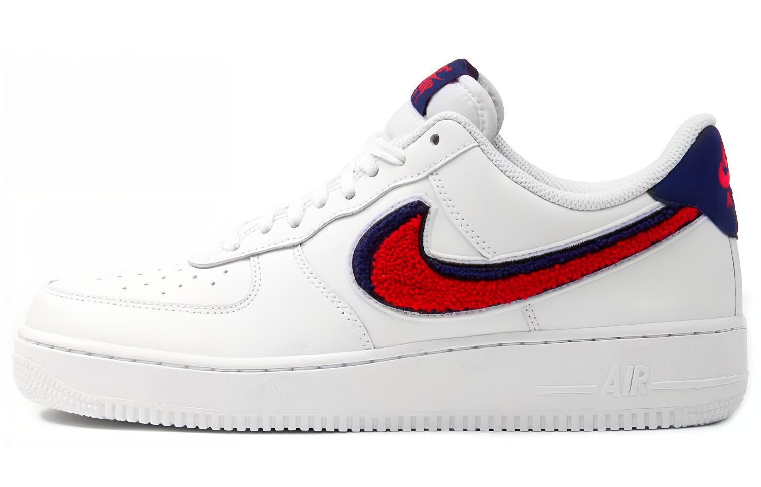 

Nike Air Force 1 Low 3D Chenille Swoosh White Red Blue 823511-106 44