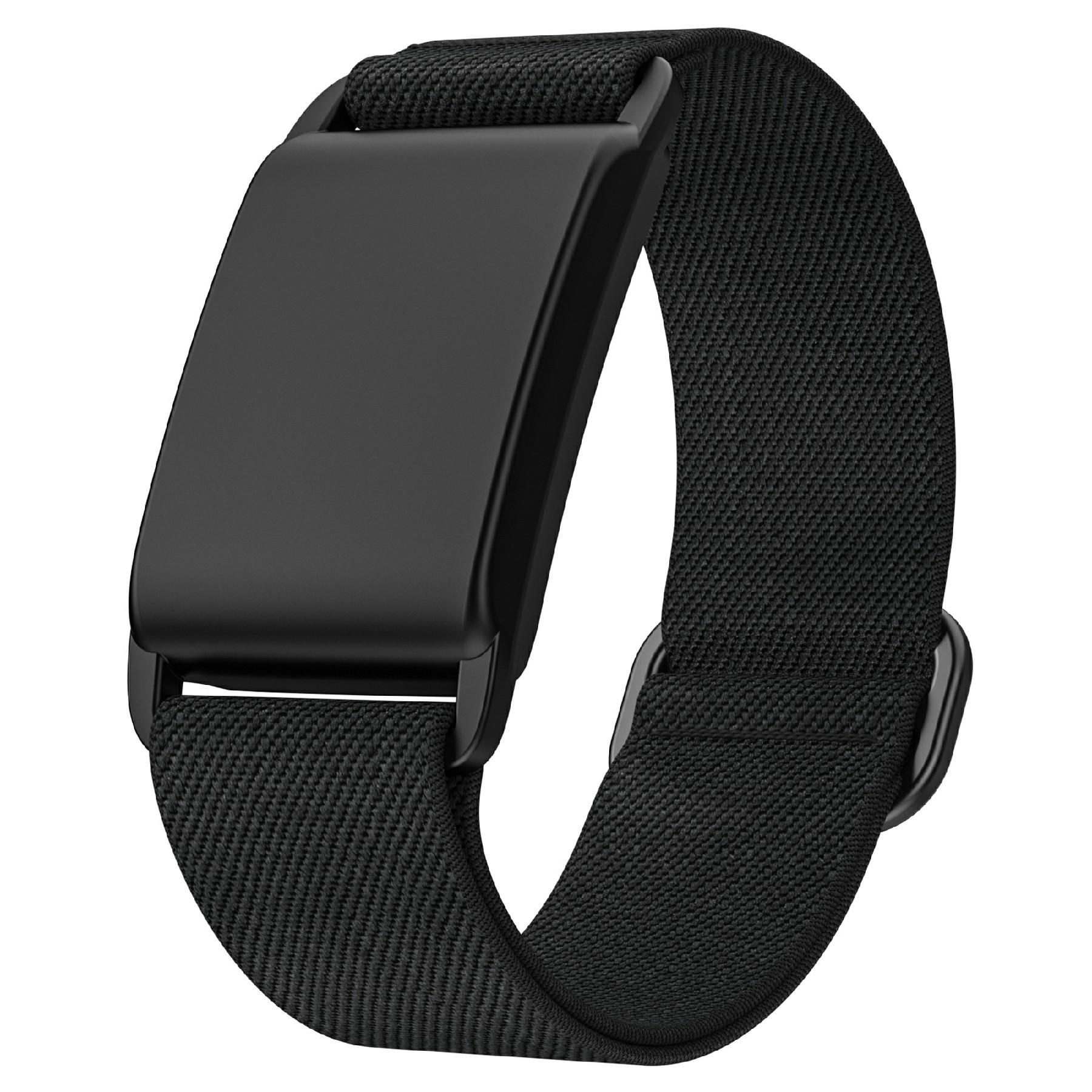 

Для фітнес-трекера WHOOP 4.0 Еластичний поліестеровий суцільний ремінець на зап ястя з регулювальною пряжкою Black