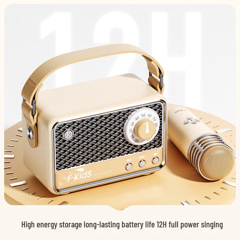 iKF M5 Portable Wireless KTV Microphone & Bluetooth Speaker CN plug (adapter included)