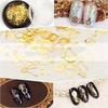 15g/box Nail Art Accessory Metallic Gear Steampunk Mechanical Time Gear & Christmas Decoration Piece DIY Nail Charms Nail Gems Nail Supplies
