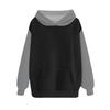 Kadın Bol Kesim Sweatshirtler Polar Kapüşonlular Uzun Kollu Kazak Kıyafetler Cepli