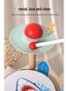 Children's Wooden Music Stand & Drum Set Montessori Xylophone Toy