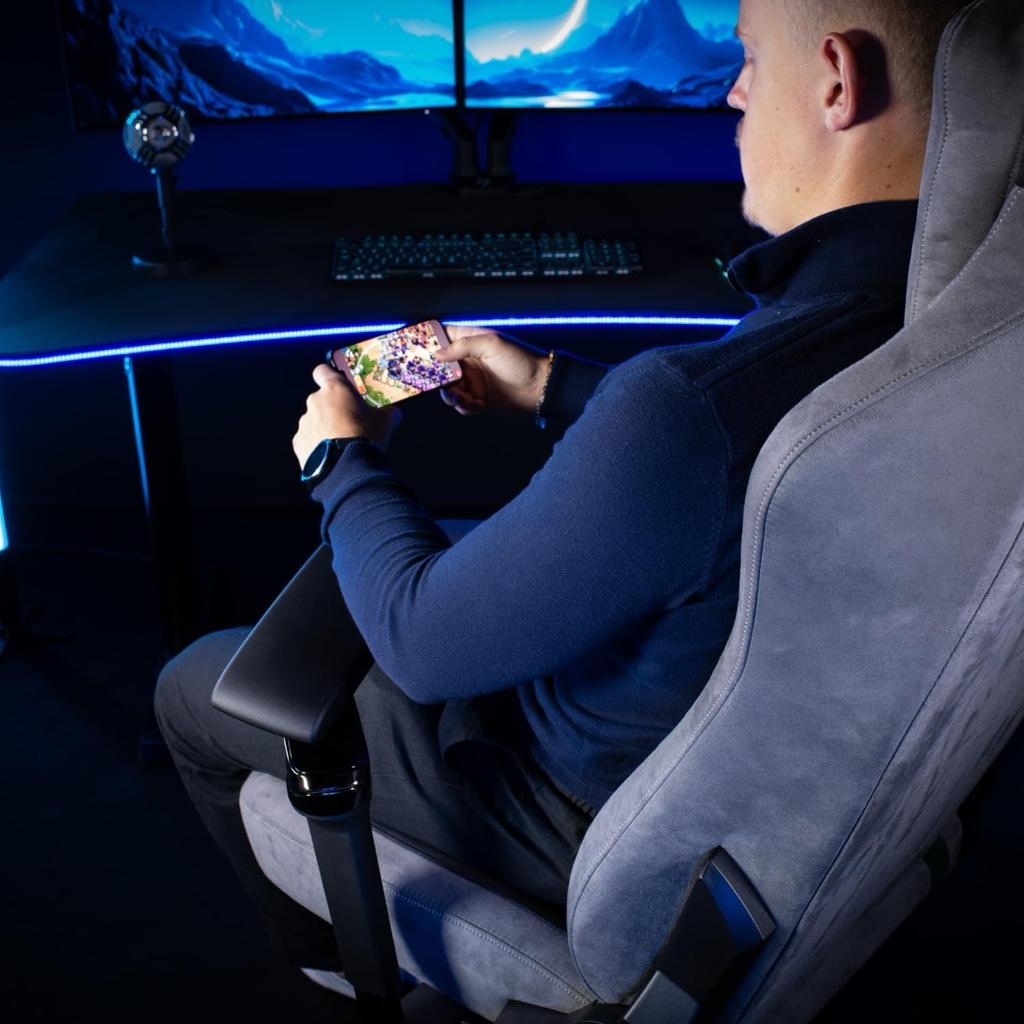 Arozzi Infinity Armrest, Black Dark Chrome, 360° Rotation, Tilt, and Adjustable, AZ-INFINITY-BK (Official Japanese Product)