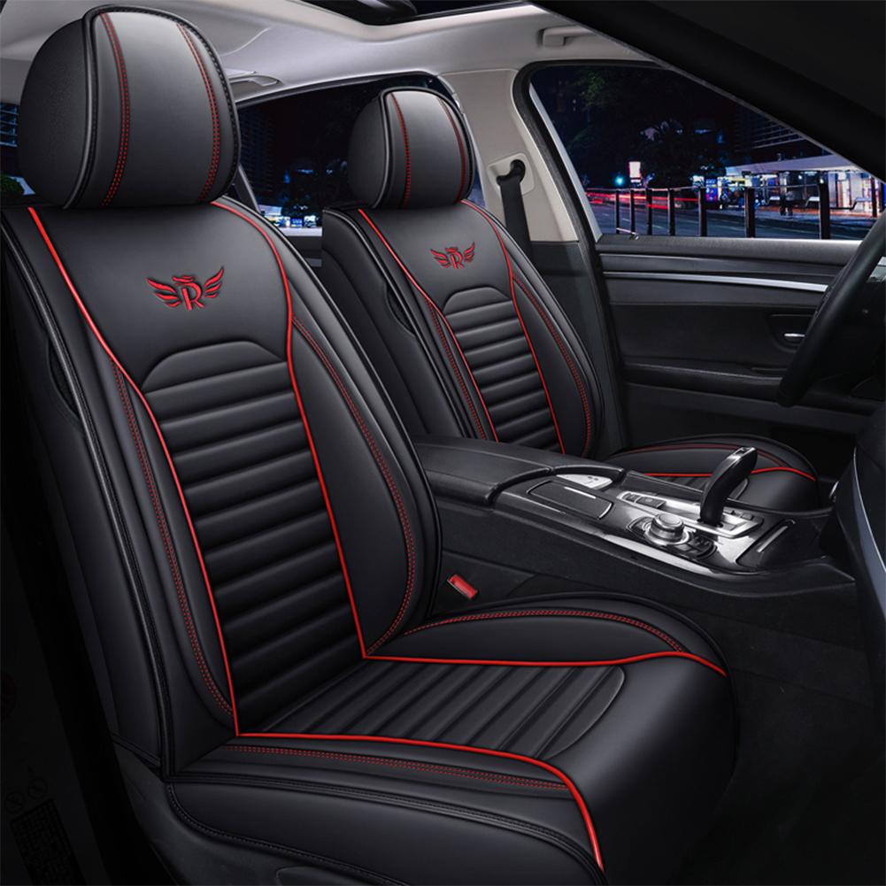 Leather Car Seat Cover for Polo Sedan Volkswagen Touareg Touran Passat B5 B6 B7 Jetta VW Golf 7 Tiguan Golf 4 5 6 7 Accessories