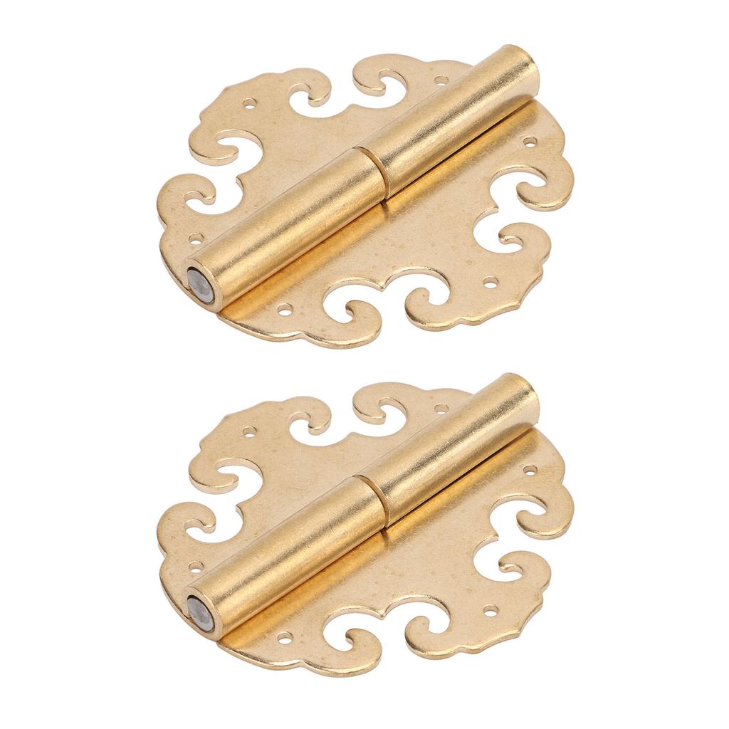 Antique Door Hinges Durable Brass Glossy Classic Antique Style Widely Used Gold Cabinet Hinges for