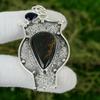 925 Silver March Bloodstone Stone Tanzanite Quartz Bezel Mother Pendant Jewelry