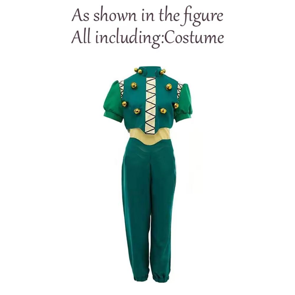Anime HUNTER×HUNTER Irumi Zorudikku Cosplay Kostuum Halloween Feest Uniform Pruik Pak Halloween Kleding L blue