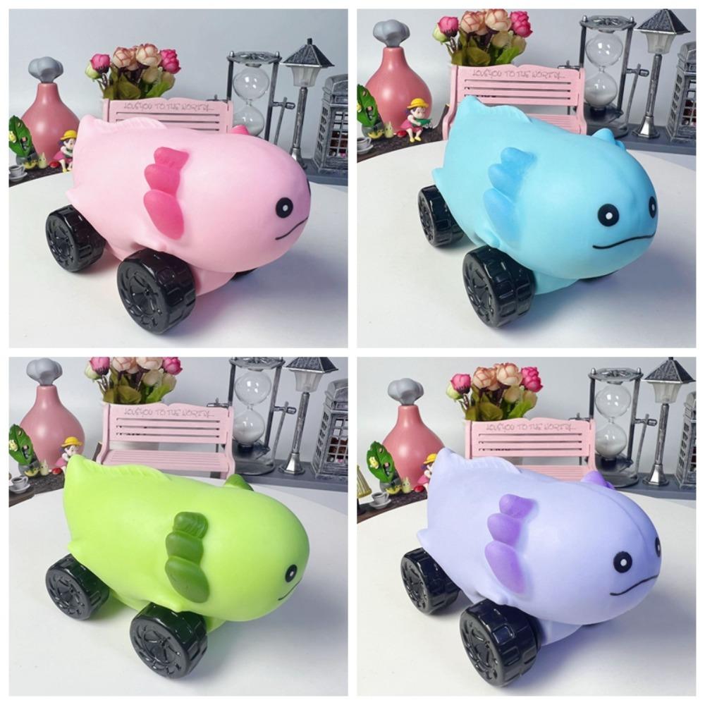 Stretchable Car Salamander Squeeze Toy with Wheel Cute Pinch Toy  Practical Jokes