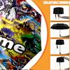 Custom Name Personalized Saint Seiya Print Umbrella, Auto Open Close, 8‑Rib Sturdy Frame, Commute Camping Hiking Use, Birthday Gift