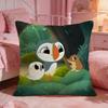 Cute Anime PPuffin Rock Cushion Cover Premium Comfort Reversible Pillow Cove Two In One Design For Any Room  Car Interior