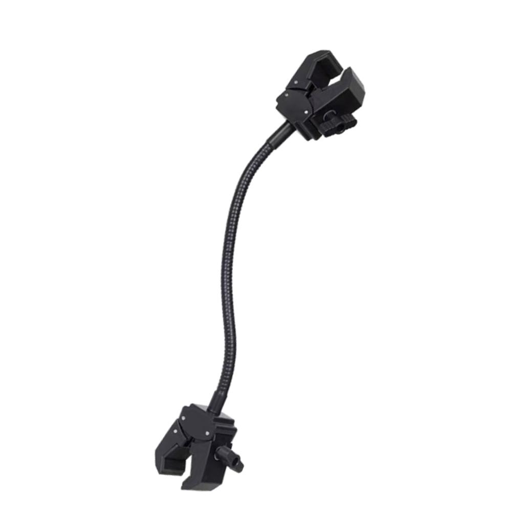 Adjustable 13mm To 45mm Diameter Round Tube Holder Flexible Arm Gooseneck Microphone Stand For Multiple Applications