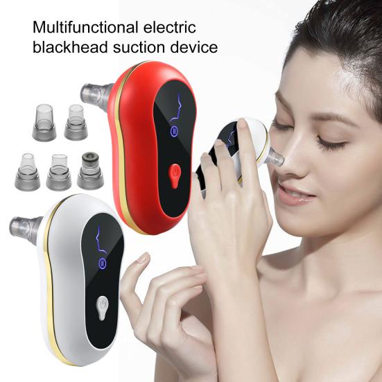

500 мАч 3 режима 5 присосок регулируемый USB-аккумулятор для удаления черных точек вакуумный очиститель пор лица инструмент для ухода за здоровьем