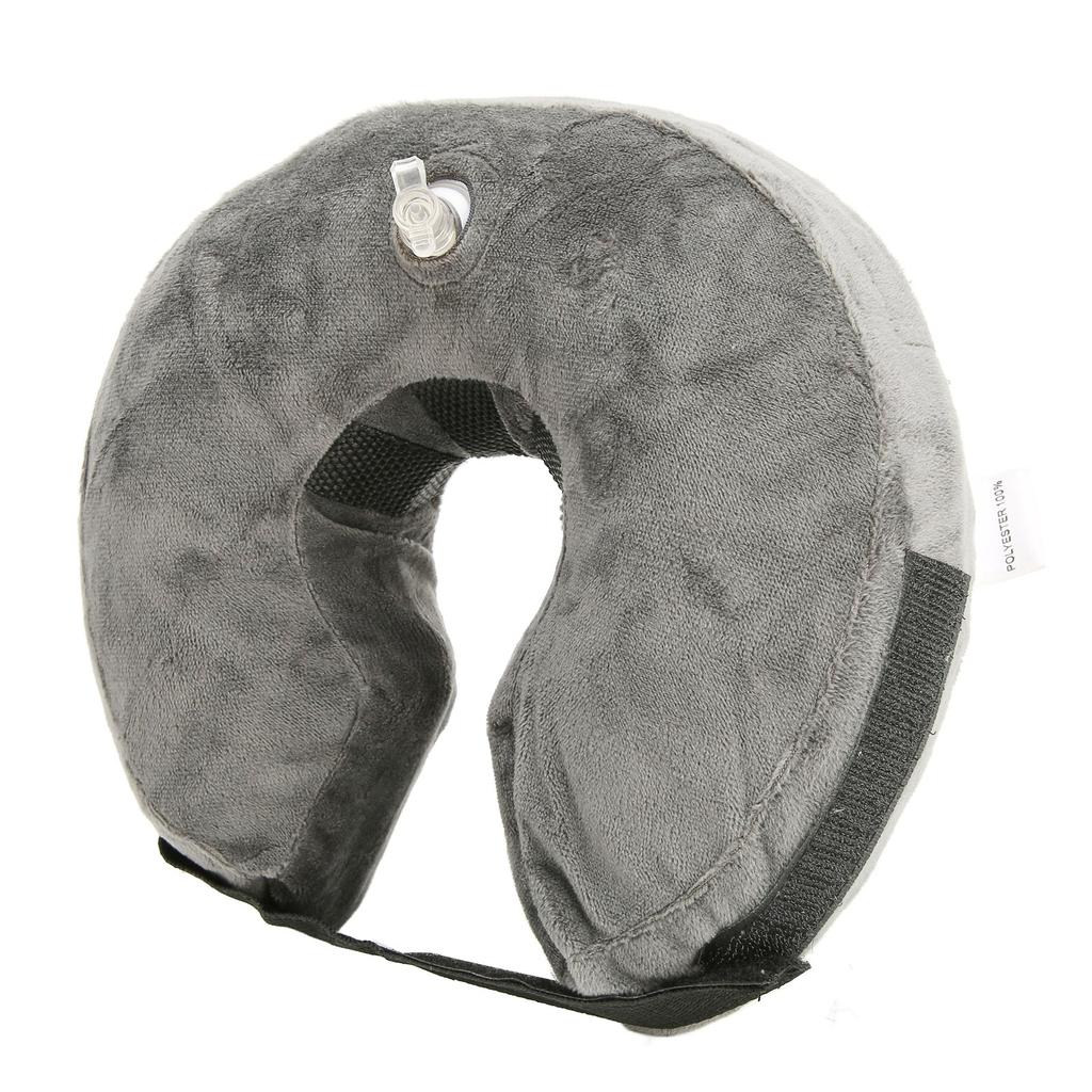 Pet Recovery Collar Inflatable Adjustable Soft Prevent Licking Dog Elizabeth Collar for Cat Post