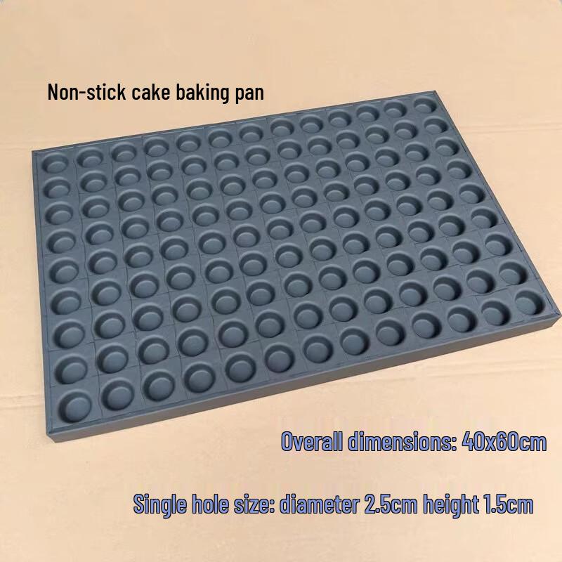 Commercial 117-Cavity Round Cake Baking Mold
