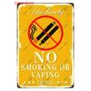 Vintage No Parking Metal Sign, Caution Metal Poster, Warning Slow Down Road Sign, Private Road, Home Decor, WY263