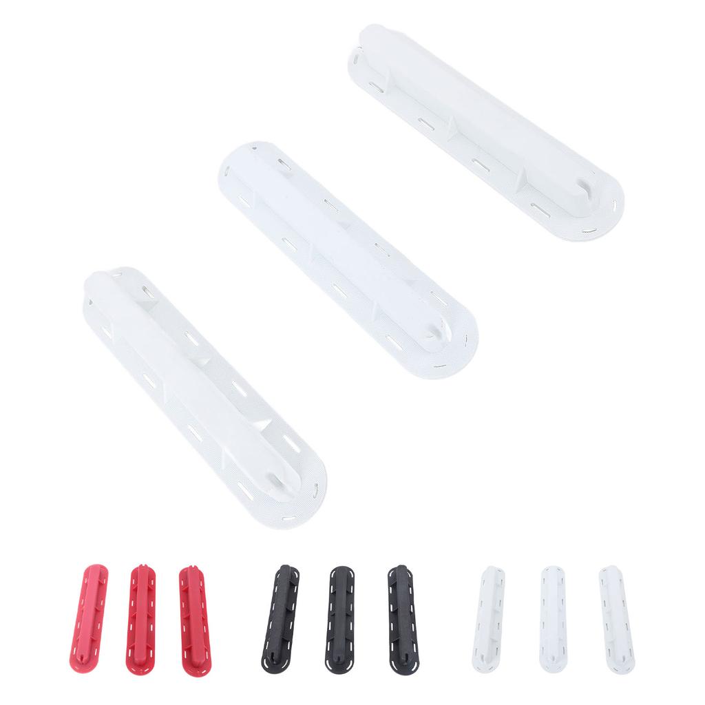 3PCS Finnenbox Set PVC Surfbrett Surf Finnen Stecker Set mit Schrauben Schlüssel für Paddle Board Finnenersatz